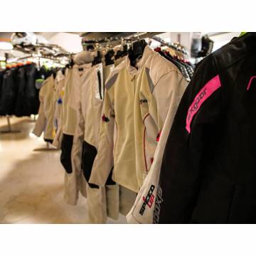 Geacă Moto Damă din Textil SPEED UP PIXIE · Gri / Roz  - 7