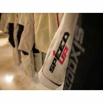 Geacă Moto Damă din Textil SPEED UP PIXIE · Gri / Roz  - 8