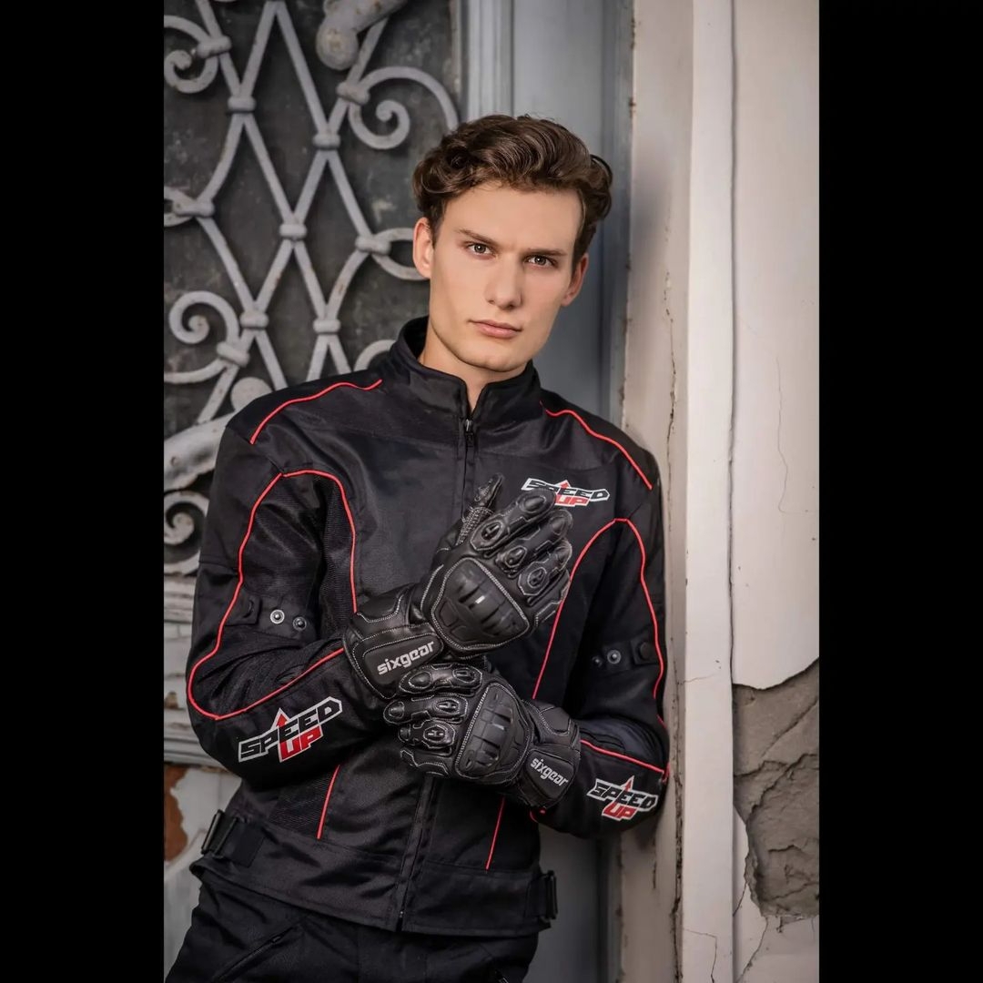 Pantaloni Moto din Textil SPEED UP ZONE · Negru  - 3