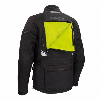 Geacă Moto din Textil BERING RUBICON · Negru  - 1