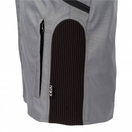 Geacă Moto din Textil BERING GREENWICH · Negru / Gri / Verde Fluo  - 2