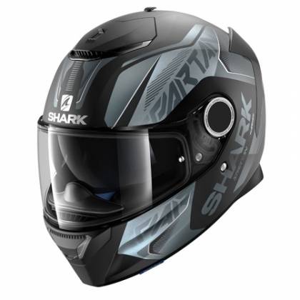 Cască Moto Integrală SHARK SPARTAN KARKEN · Negru / Gri  Mat  - 0