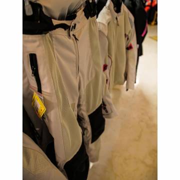 Pantaloni Moto Damă din Textil SPEED UP PIXIE · Alb / Negru  - 3