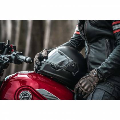 Mănuși Moto din Piele RICHA BOBBER · Gri  - 3