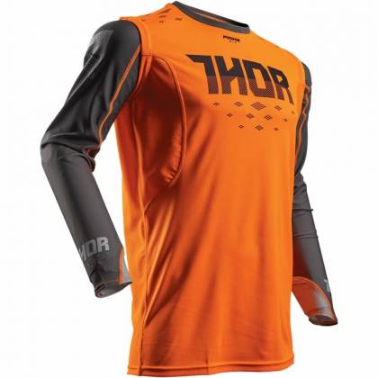 Tricou Enduro - Cross THOR S7 PRIMEFIT · Portocaliu / Gri  - 0