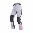 Pantaloni Moto Damă din Textil SIXGEAR LUNA · Negru / Alb