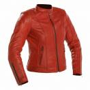 Geacă Moto Damă din Piele RICHA LAUSANNE · Roșu