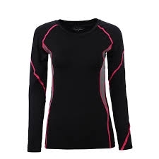 Bluză Enduro - Cross Damă GLO&SPORT · Negru / Roz 