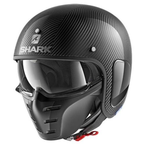 Cască Moto Open Face SHARK S-DRAK CARBON · Gri 