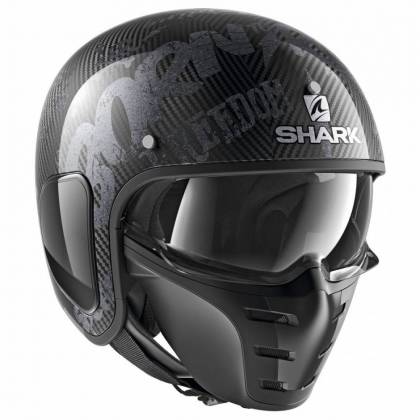 Cască Moto Open Face SHARK S-DRAK CARBON FREESTYLE CUP · Negru  - 2