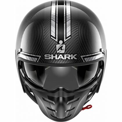 Cască Moto Open Face SHARK S-DRAK CARBON VINTA · Negru / Gri  - 1