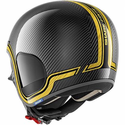 Cască Moto Open Face SHARK S-DRAK CARBON VINTA · Negru / Auriu  - 2