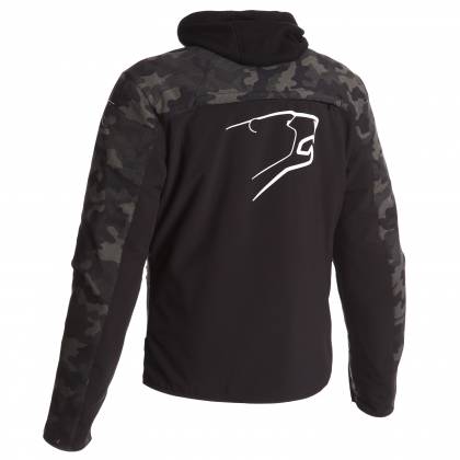 Geacă Moto din Textil BERING JAAP EVO · Negru / Verde  - 1