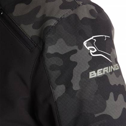 Geacă Moto din Textil BERING JAAP EVO · Negru / Verde  - 4