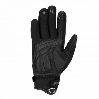 Mănuși Moto Damă din Piele & Textil BERING LADY GINZA · Negru / Roz  - 3