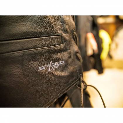 Vestă Moto din Piele SPEED UP INDIAN · Negru  - 2