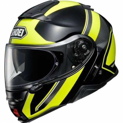 Cască Moto Flip-Up SHOEI NEOTEC-II Excursion TC-3 · Negru / Verde-fluo 