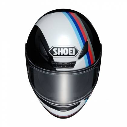 Cască Moto Integrală SHOEI NXR Recounter TC-10 · Negru / Alb / Albastru / Roșu  - 2