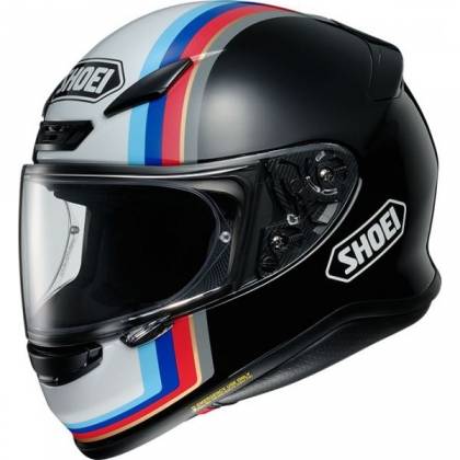 Cască Moto Integrală SHOEI NXR Recounter TC-10 · Negru / Alb / Albastru / Roșu  - 0