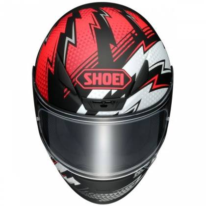 Cască Moto Integrală SHOEI NXR VARIABLE TC-1 · Negru / Alb / Roșu / Gri  - 2