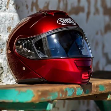 Cască Moto Flip-Up SHOEI NEOTEC-II WINE RED · Roșu  - 6