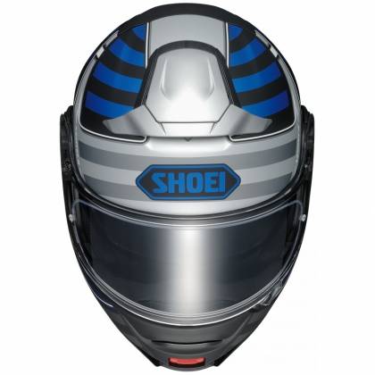 Cască Moto Flip-Up SHOEI NEOTEC-II SPLICER TC-2 · Negru / Gri / Albastru  - 2