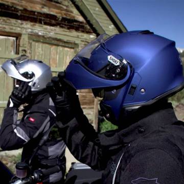 Cască Moto Flip-Up SHOEI NEOTEC-II SPLICER TC-6 · Negru / Alb / Roșu / Gri  - 4