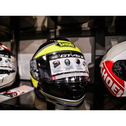 Cască Moto Integrală SHOEI GT-AIR II AFFAIR TC-3 · Negru / Verde Fluo  - 4