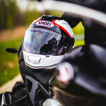 Cască Moto Integrală SHOEI GT-AIR II AFFAIR TC-6 · Negru / Alb / Roșu  - 3