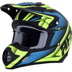 Cască Enduro - Cross AFX FX17 FORCE · Verde / Albastru / Negru  - 0