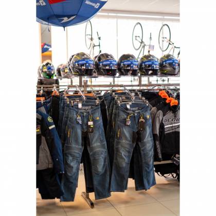 Blugi Moto Lungi cu Kevlar TRILOBITE PARADO · Albastru  - 11