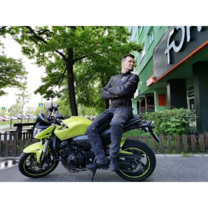 Blugi Moto cu Kevlar TRILOBITE ACID SCRAMBLER · Negru  - 2