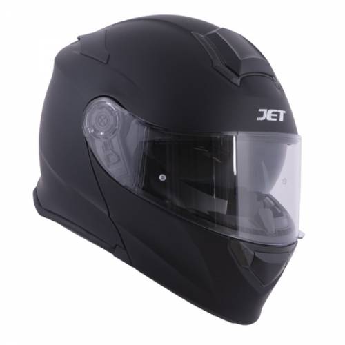 Cască Moto Flip-Up JET RUMBLE · Negru Mat 