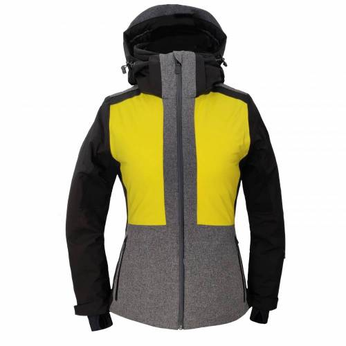 Geacă Outdoor / Schi Damă STRINDBERG 5147, Dermizax · Negru / Galben 