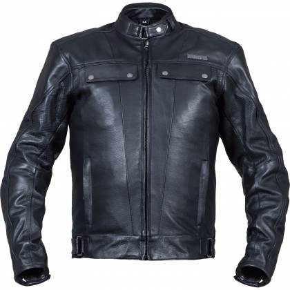 Geacă Moto din Piele BRITTEN MASTERTON · Negru  - 0