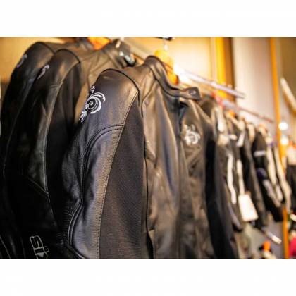 Geacă Moto Damă din Piele SIXGEAR AURORA · Negru  - 3