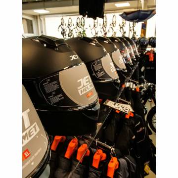 Cască Moto Flip-Up JET RUMBLE · Negru Mat  - 5