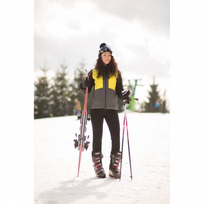 Geacă Outdoor / Schi Damă STRINDBERG 5147, Dermizax · Negru / Galben  - 1