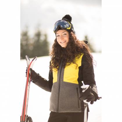 Geacă Outdoor / Schi Damă STRINDBERG 5147, Dermizax · Negru / Galben  - 3