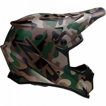 Cască Enduro - Cross Z1R Rise Camo Woodland · Negru / Verde / Gri / Maro  - 1