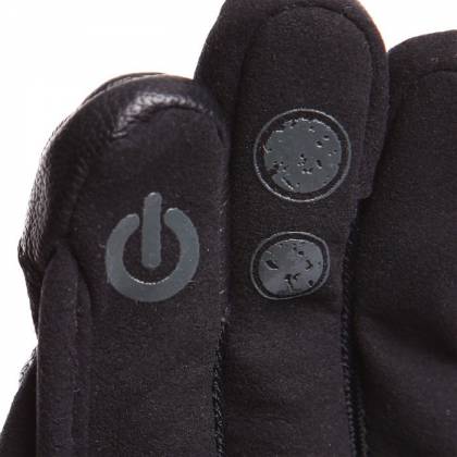 Mănuși Moto din Piele & Textil BERING DERECK · Negru  - 2