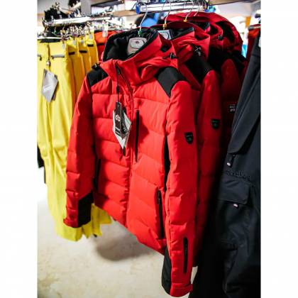 Geacă Outdoor / Schi Puf Damă STRINDBERG 5128 DEV, Dermizax · Roșu / Negru  - 2