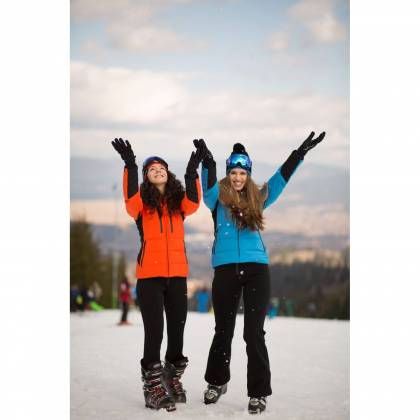 Geacă Outdoor / Schi Puf Damă STRINDBERG 5128 DEV, Dermizax · Portocaliu / Negru  - 4