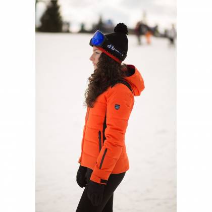 Geacă Outdoor / Schi Puf Damă STRINDBERG 5128 DEV, Dermizax · Portocaliu / Negru  - 6