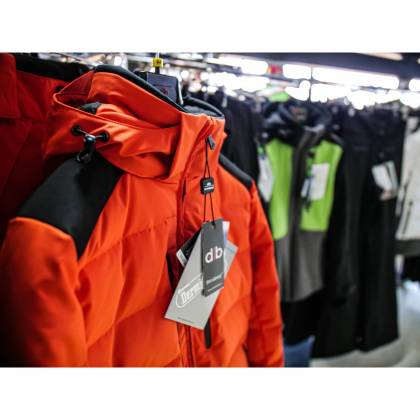 Geacă Outdoor / Schi Puf Damă STRINDBERG 5128 DEV, Dermizax · Portocaliu / Negru  - 9