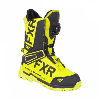 Cizme Snowmobil FXR HELIUM LITE BOA · Negru / Galben  - 0