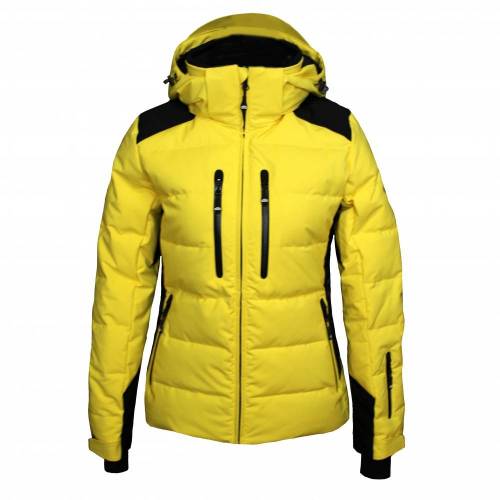 Geacă Outdoor / Schi Puf Damă STRINDBERG 5128 DEV, Dermizax · Galben / Negru 