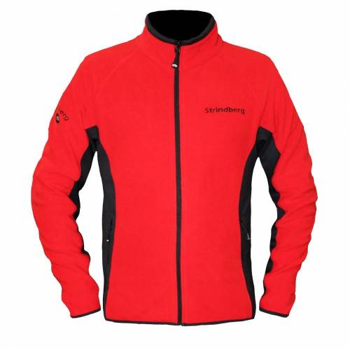 Bluză Polar STRINDBERG 2153 · Negru / Roșu 