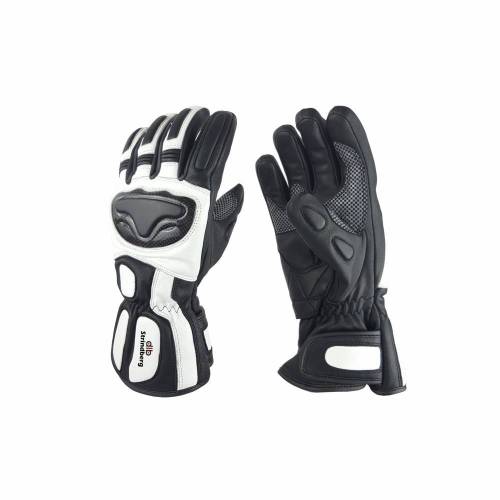 Mănuși Schi din Piele Strindberg 4060 · Negru / Alb 