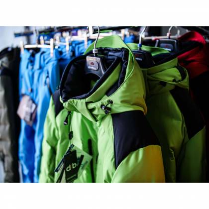 Geacă Outdoor / Schi Puf Damă STRINDBERG 5128T, Toraydelfy · Verde-Fluo / Negru  - 1